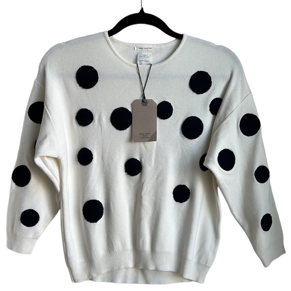 Zara Girls Knitwear Summer Collection Polka Dot Sweater - Picture 2 of 11